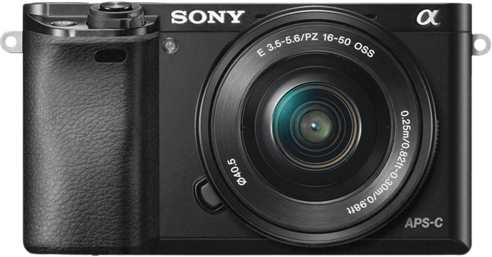 Sony Alpha A6000 Mirrorless Digital Camera with Zoom Power Lenses