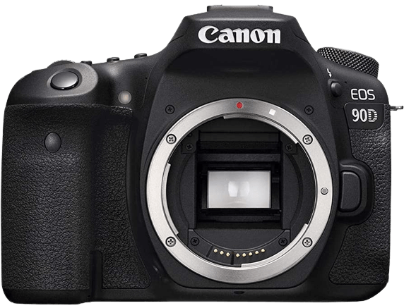 Canon DSLR Camera [EOS 90D] with Built-in Wi-Fi, Bluetooth, DIGIC 8 Image Processor, 4K Video, Dual Pixel CMOS AF, and 3.0 Inch Vari-Angle Touch LCD Screen