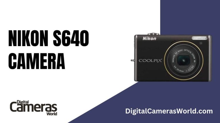 Nikon S640 Camera Review 2023