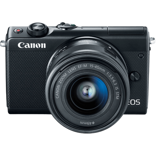 Canon EOS M100 Mirrorless Camera w 15-45mm Lens - Wi-Fi, Bluetooth, and NFC enabled
