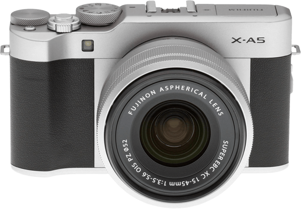 Fujifilm X-A5 Mirrorless Digital Camera wXC15-45mmF3.5-5.6 OIS PZ Lens – Silver